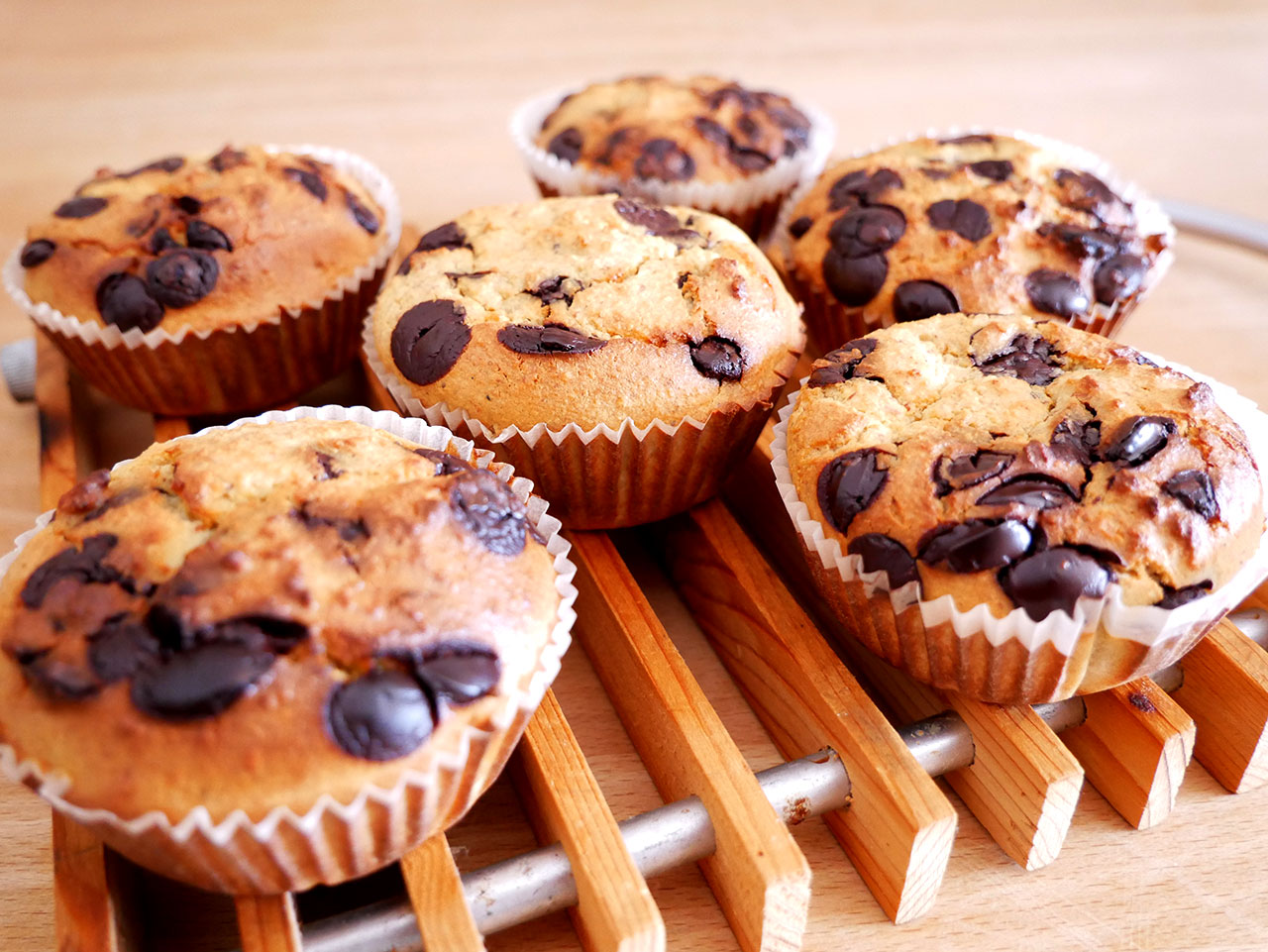 Schoko-Koko-Muffins - zuckerfrei und glutenfrei naschen